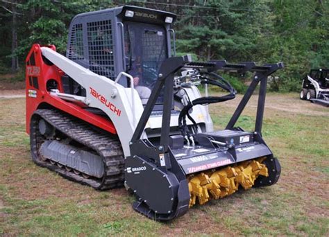 rent skid steer with mulcher near me|mulching head for skid steer rental.